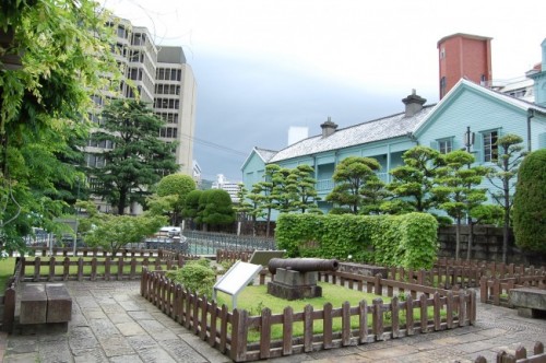 Dejima, pequeña isla en el interior de Nagasaki (Japón).