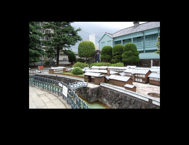 Puente de la pequeña isla de Dejima, en Nagasaki.
