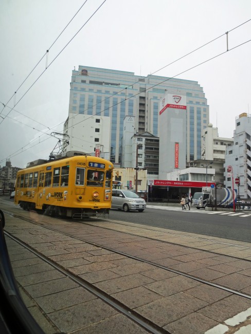 Tranvía de Nagasaki, Japón.