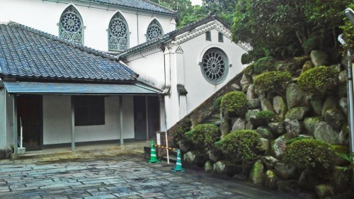 Exterior del museo de la Iglesia de Oura en Nagasaki