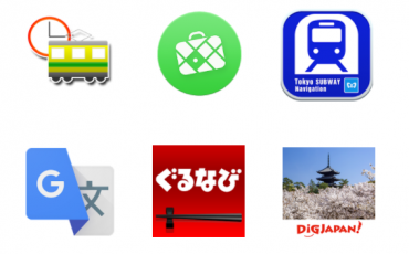 Aplicaciones para moverse por Japón.