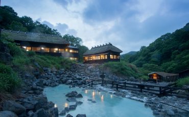 Onsen Kuroyu, uno de los ryokans del Onsen Nyuto en Akita.