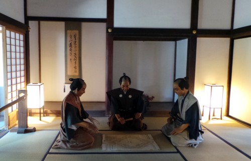 À l'intérieur d'Honmaru Goten dernier vestige du château de Kawagoe