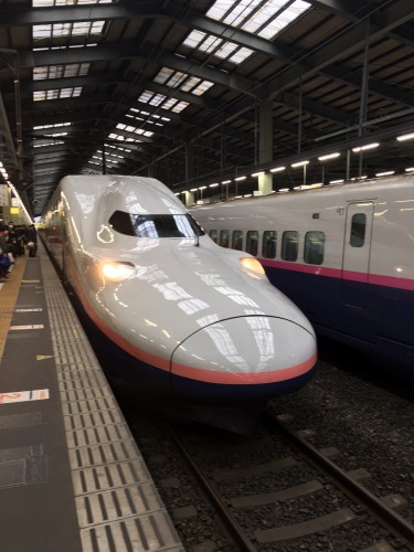 Le shinkansen Max Toki a deux étages.