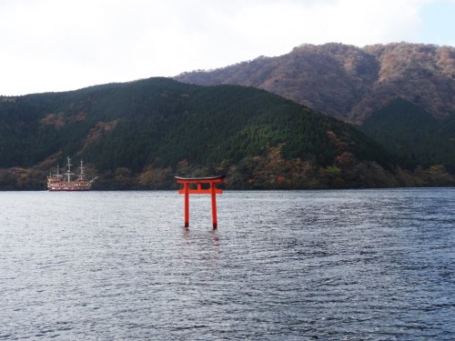Lac Ashi, Hotel Prince Hakone, Seibu, Mont Fuji, Japon, Kuzuryu