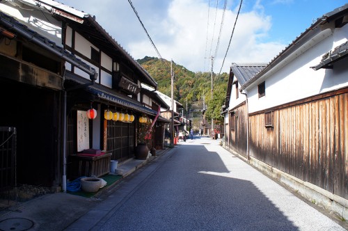 Omihachiman, Lac Biwa, Baumkuchen, époque Edo, canal