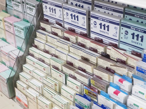 Papeterie au Japon, stationery, Tokyo, papier washi, Sekaido