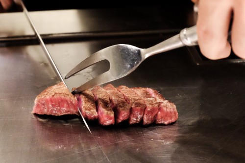 bœuf de Kobe, teppanyaki, cuisine japonaise, A5