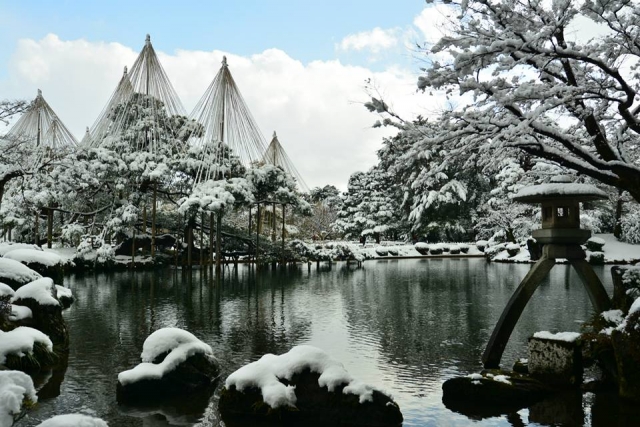 Jardin Kenroku-en, Japon