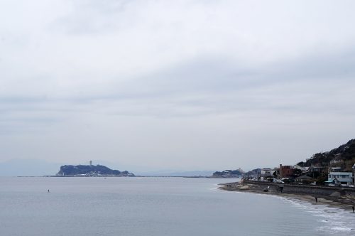 Vue sans le Mont Fuji depuis le parc Inamuragasaki