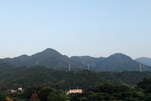 Aux alentours du ryokan Riraku de la ville de Toon, préfecture d'Ehime, Japon