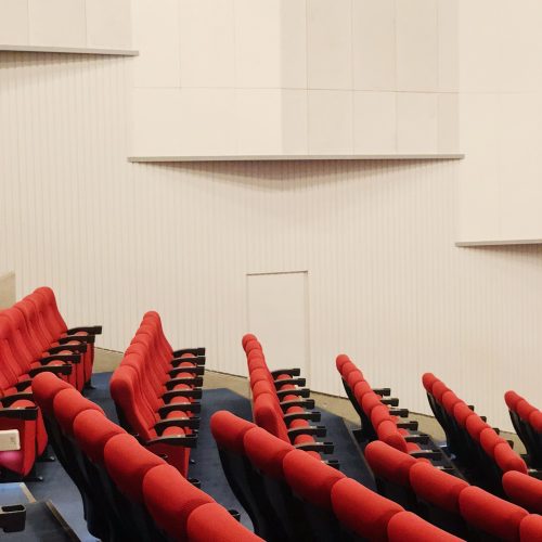 Dans le théâtre Botchan de la ville de Toon, préfecture d'Ehime, Japon