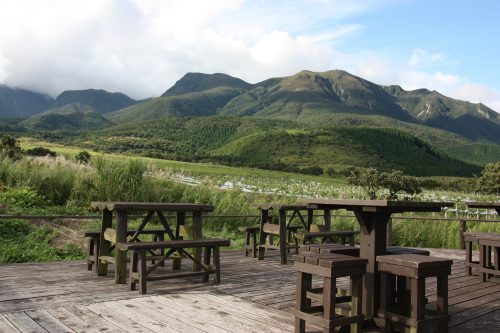 Parc national Aso-Kuju, préfecture d'Oita, Kyushu, Japon