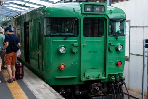 Ligne de train locale pour se rendre à Takahama, Fukui, Japon