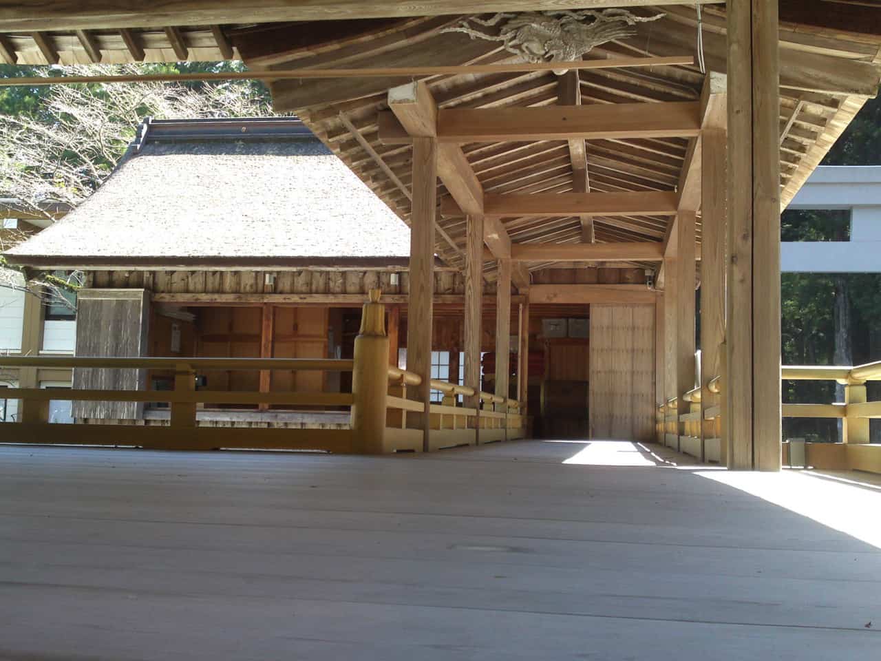 Noh stage at Okuni Shrine in Mori Machi, Hamamatsu