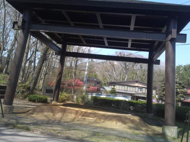 here is suwa shrine sumo ring