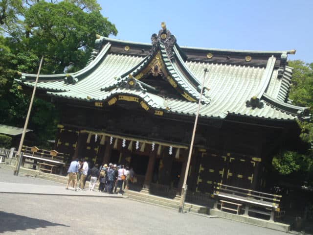 here is mishima taisha shrine