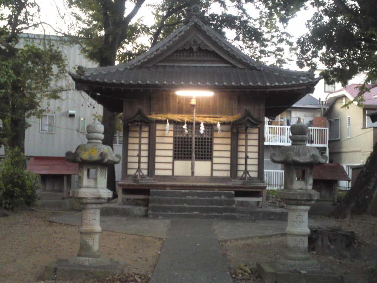 small shrine is situated near the main shrine