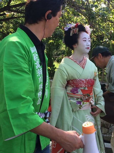 Maiko are apprentices and can be seen in Kyoto, a visual representation of Japanese tradition