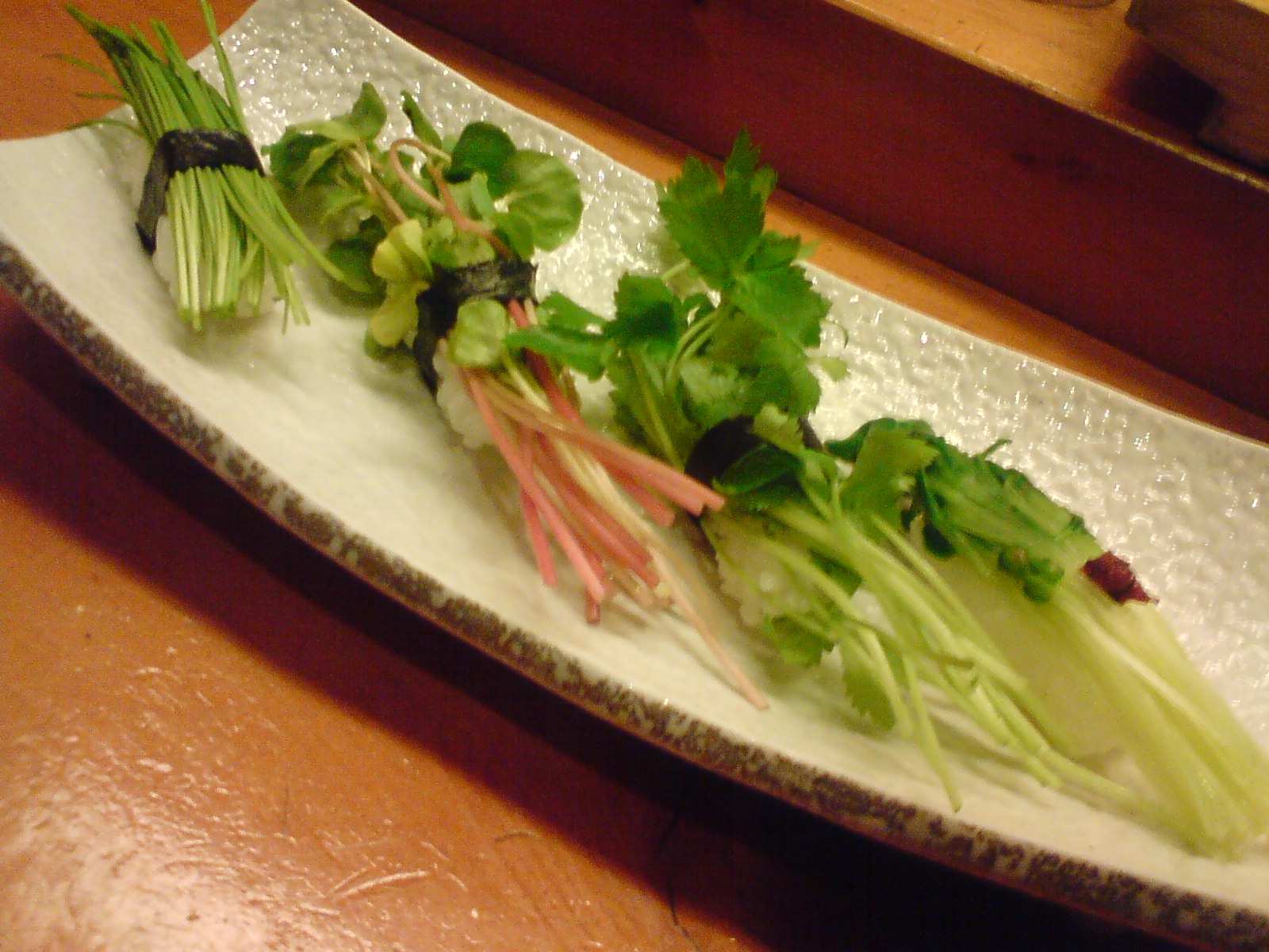 And don’t forget the sushi for vegans and vegetarians! It is possible