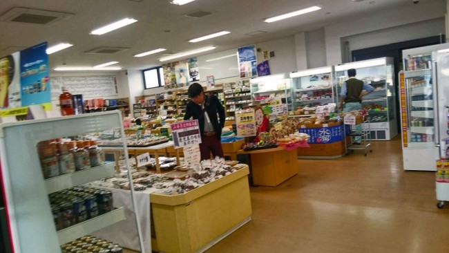 An additional shop that is connected to the soba noodles restaurant.