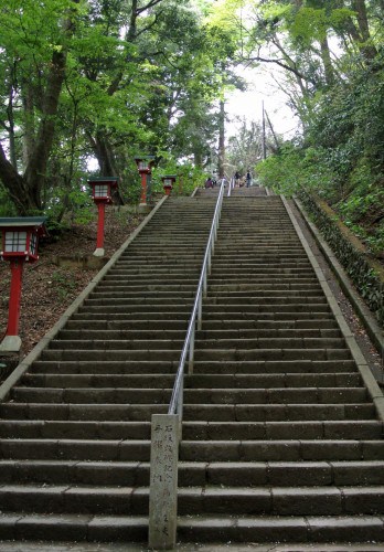 Long stairs to the temple, Mt.Takao
