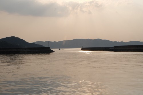 Seto Inland Sea, Triennale art festival islands beckoning under evening skies