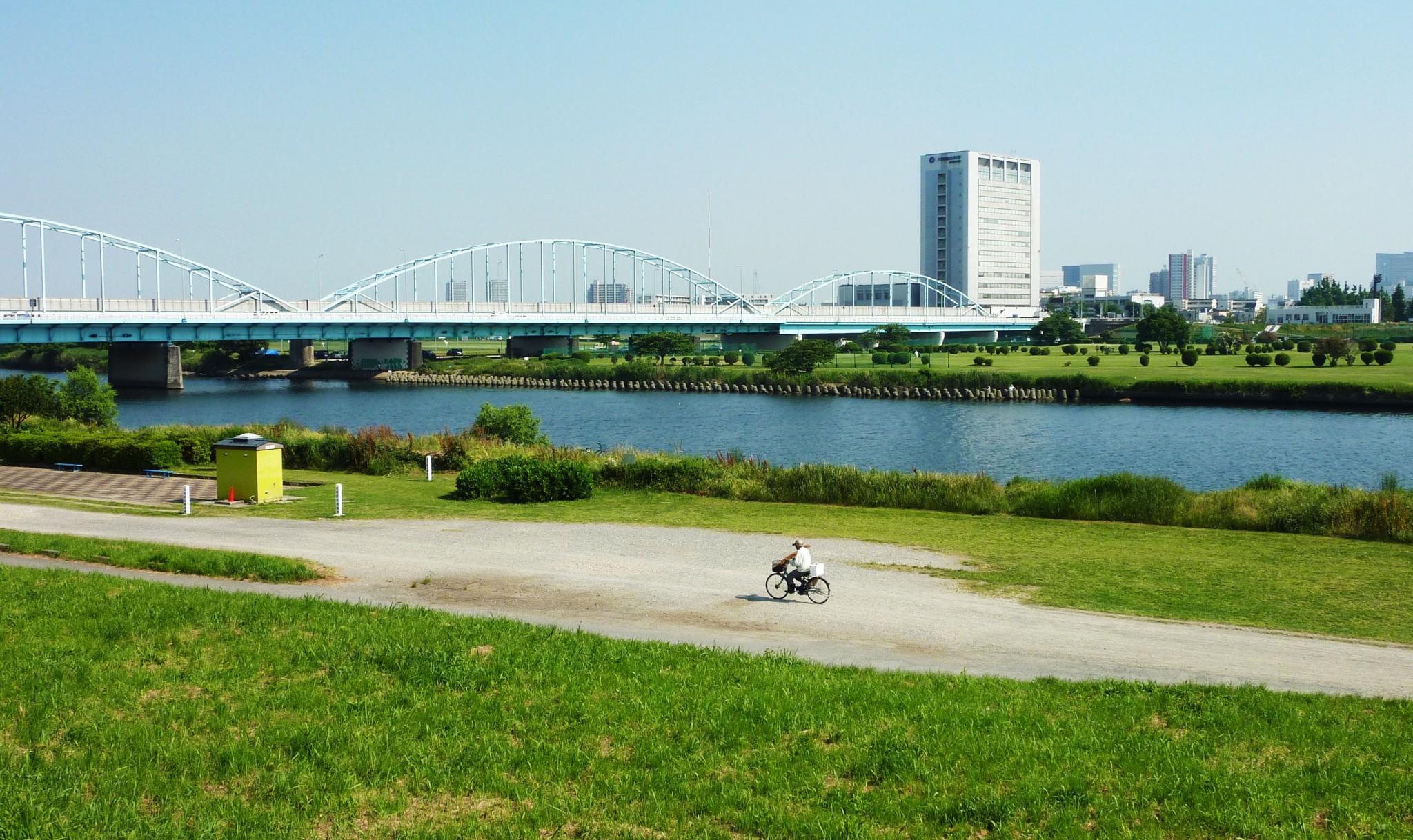 Cycling Along the Tamagawa River