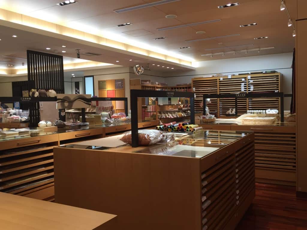Ozu Washi Traditional Japanese Paper Store in Tokyo