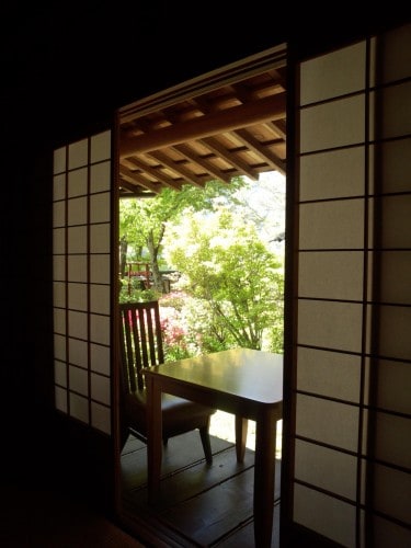 Umanjou doubles as an Inn and udon restaurant in Ooshika