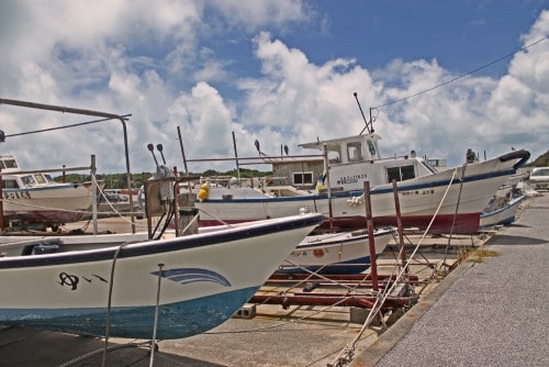 Fishermans boat in Okinawa