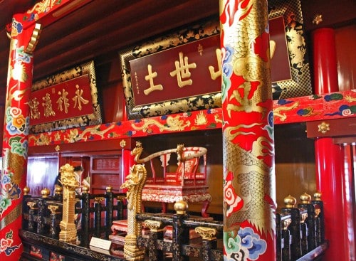 Inside Shuri castle