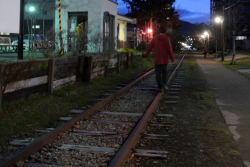 Former Temiya Railway Line in Otaru, Hokkaido 