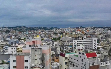 Naha city in Okinawa
