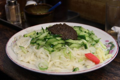 My beautiful jajamen ready to be eaten!