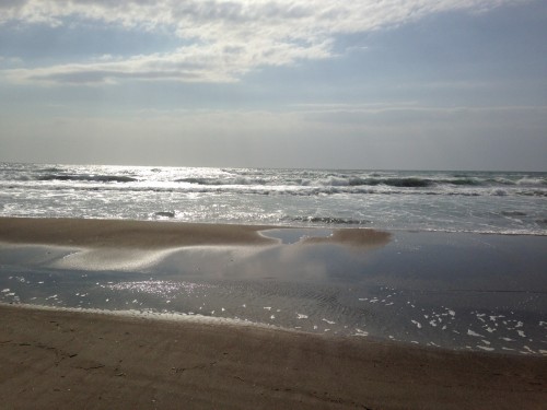 beach close to Nishihama campsite