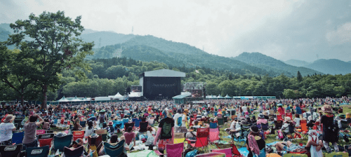 Fuji Rock Festival is quite exciting and energetic!