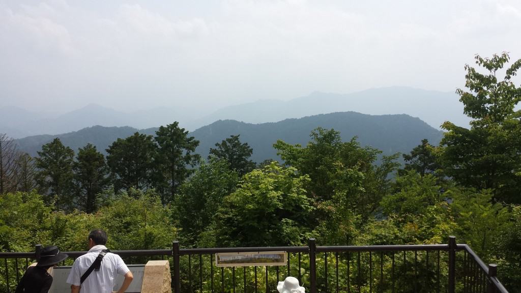 Mount Takao, view from the top