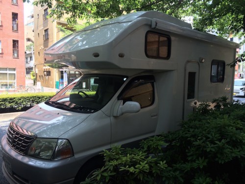 camper van in Tokyo