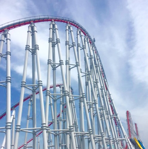 You'll be definetely astonished to see how long steel dragon in nagashima spa land is!