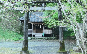 Waterfall shrine in Kagoshima