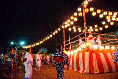 we coundn't spend summer without taking part in bon odori