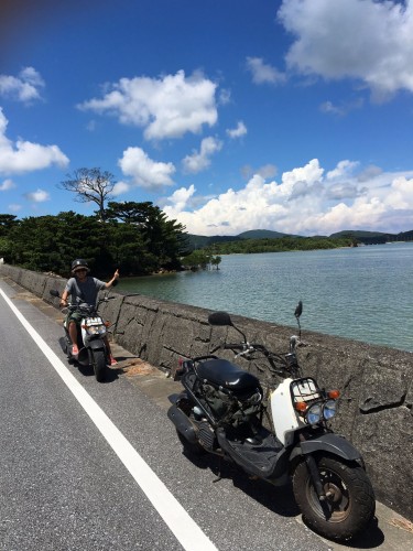 Iriomote Island moped traveling