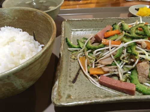 Iriomote Island goya cuisine