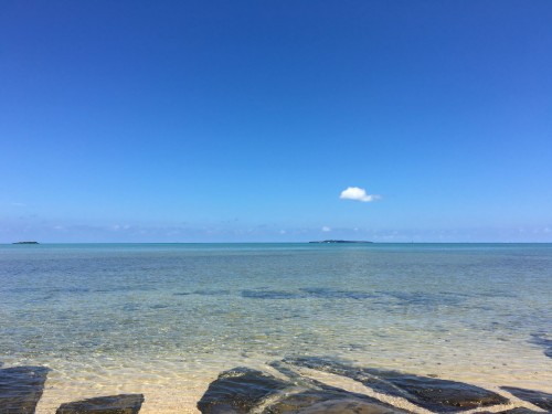 Iriomote Island beautiful beach landscape view