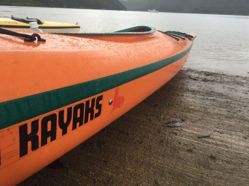 Iriomote Island kayak trip out in the water