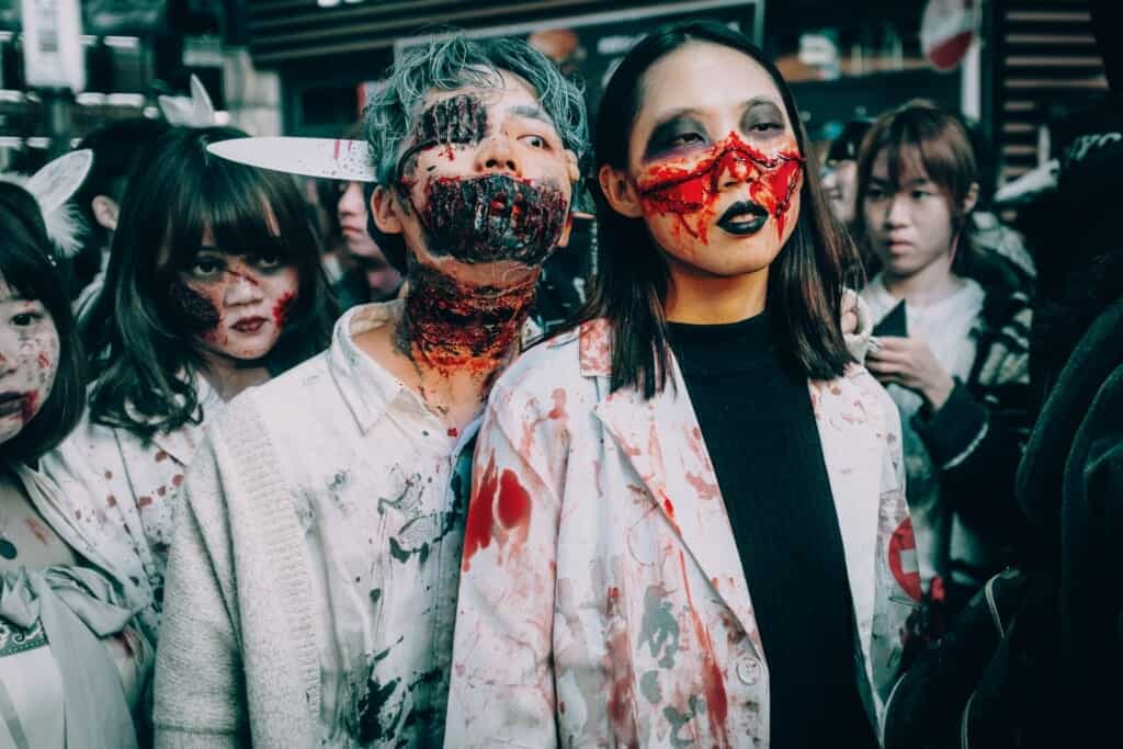 A costume during a Halloween parade in Japan