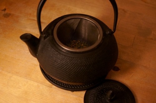 A kettle for Japanese tea