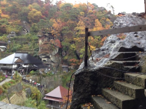 The Steep Staircase up to Godaido