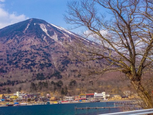 Great view of Lake Chuzenji in Nikko, where you can enjoy water activities